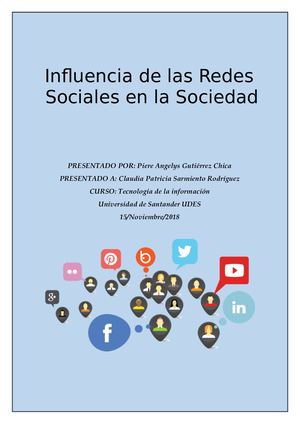 Influencia De Las Redes Sociales