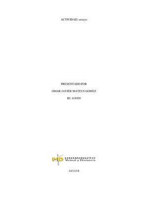 Actividad 6 Ensayo