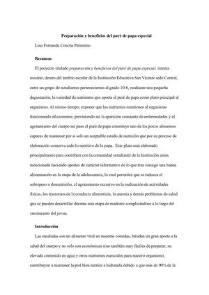 Preparación Y Beneficios Del Puré De Papa Especial