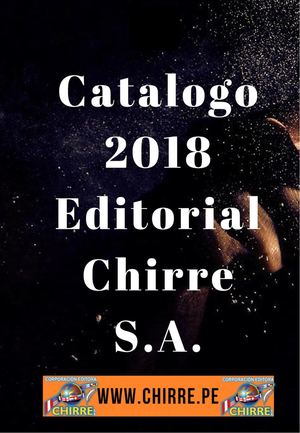 CATALOGO EDITORIAL  CHIRRE S.A.