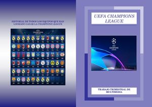 UEFA CHAMPIONS LEAGUE (EQUIPOS MAS GANADORES)
