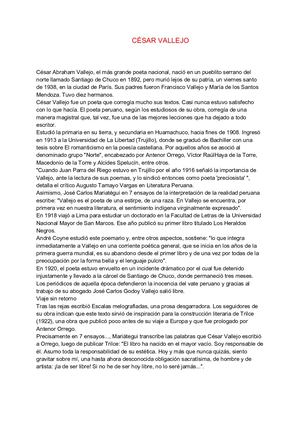CESAR VALLEJO