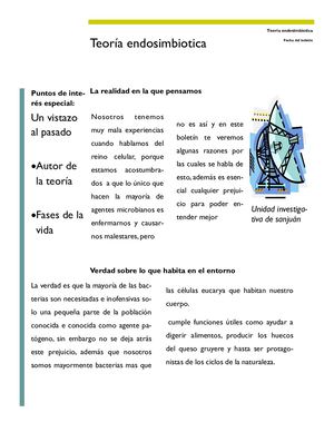 Teoria Endosimbiotica