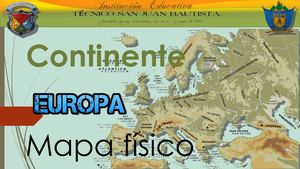 Mapa Físico De Europa