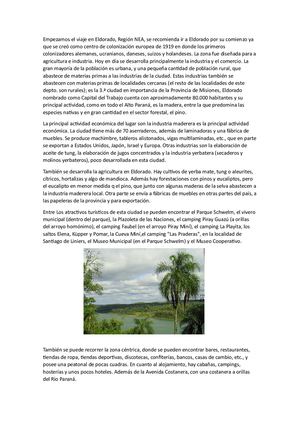 Empezamos El Viaje En Eldorado