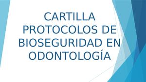 Cartilla Protocolos De Bioseguridad