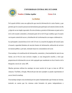 Resumen La Mashup