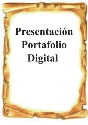 Presentación Portafolio