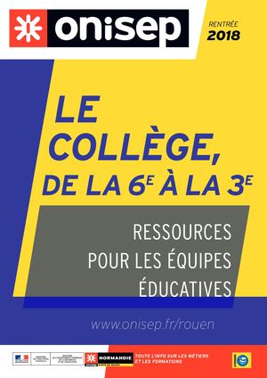 Le collège de la 6e à la 3e Rouen 2018