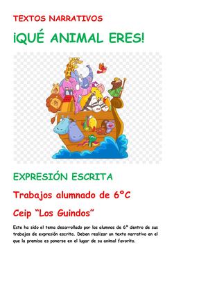 Textos Escritos Soy Un Animal Pdf