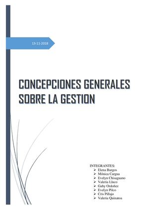 Grupo 3 Concepciones Generales Sobre La Gestion