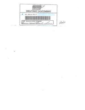 Scanned Delivered Affidavit Of Fact