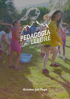 PEDAGOGIA DEL LLEURE