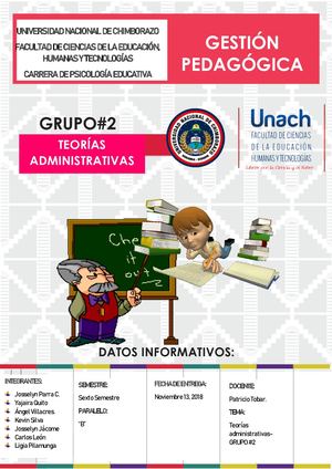 Grupo #2 Teorias Administrativas
