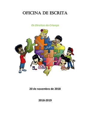 Oficina De Escrita Direitos Da Criança 5º A E 5º B