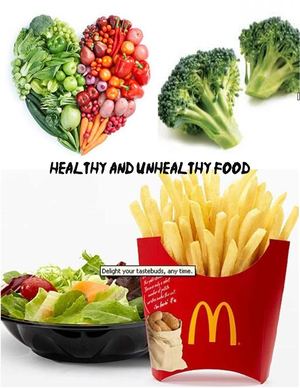 Healthy And Unhealthy Food