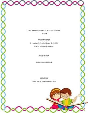 Cartilla componente familiar
