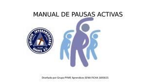 Cartilla Pausas Activas