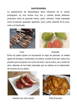 Gastronomía