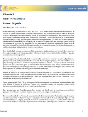 Biografia Platon (1)