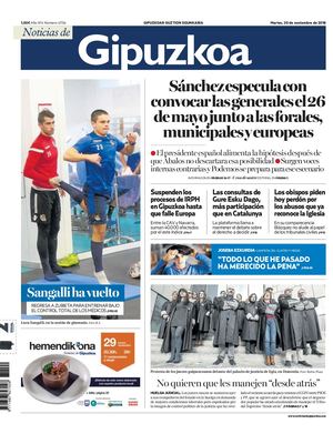 Noticias de Gipuzkoa 20181120