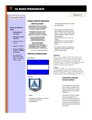 Periodico Buho Fernandista