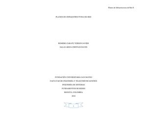 Planos De Infraestructura De Red