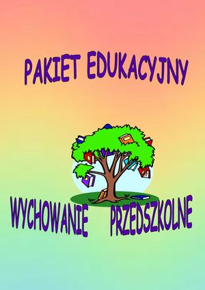 wychowanie przedszkolne