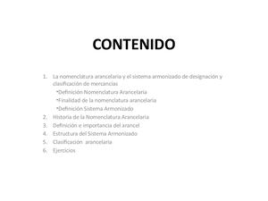 Presentacion Arancel Aduanas