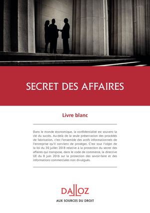 Livre Blanc - Secret Des Affaires