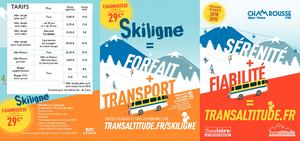 Dépliant Horaires et Tarifs Hiver 18-19 Transaltitude
