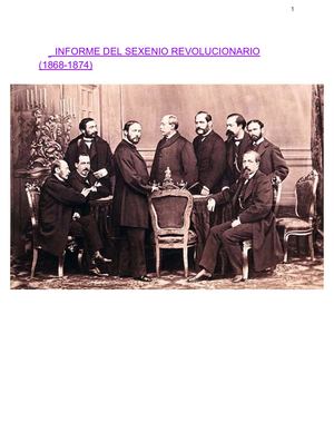 Sexenio Revolucionario Y Manifiesto De Sandhurst