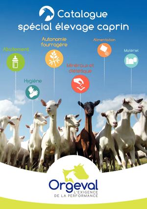 ORGEVAL - Catalogue spécial élevage caprin