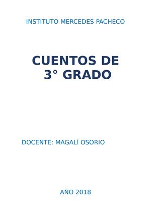 Cuentos de 3° grado
