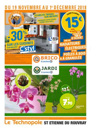Catalogue JARDI-BRICO 19 nov au 01 dec 2018