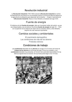 Revolución Industrial,tecnologica Y Cientificotecnologica