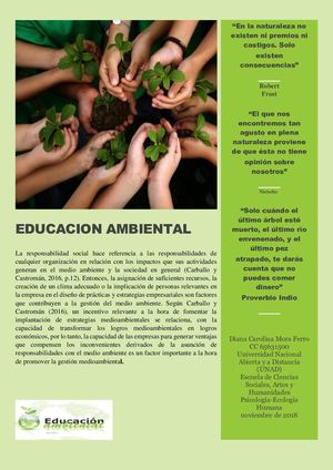 Revista De Educacion Ambiental