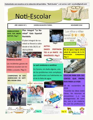 Periodico Noti Escolar