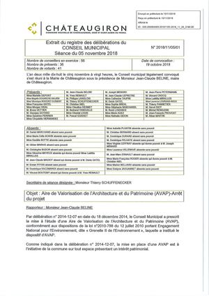 Déliberation 1 et annexes de 1 à 5