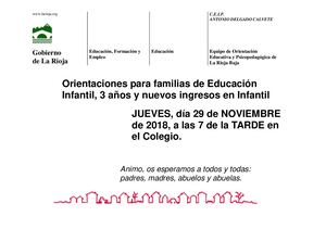 Charla Eoep Infantil 3 Años