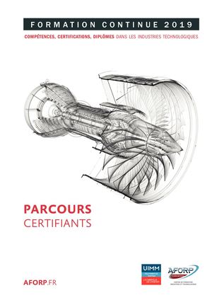 Aforp - Catalogue Parcours Certifiants 2019