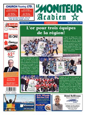 Moniteur Acadien 21 Novembre