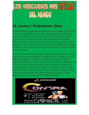 Videojuegos  Más Difíciles