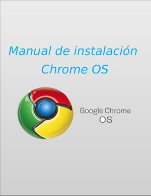 Manual de instalación Chrome OS