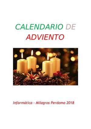 Cartelera de adviento
