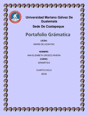 Portafolio Gramática Ana