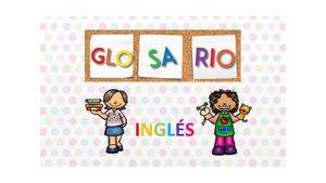 Glosario Inglés
