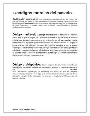Códigos Del Pasado