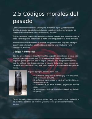 Códigos morales