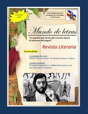 Revista de Literatura Latinoamericana II